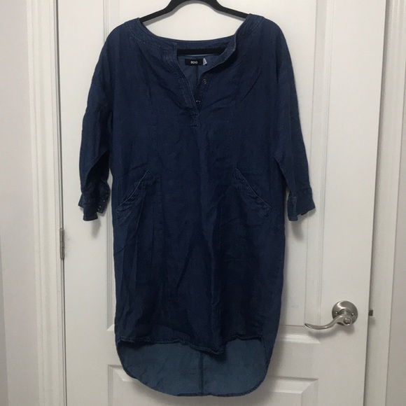Urban Outfitter (BDG) Jean Dress (Navy) - Picture 1 of 4
